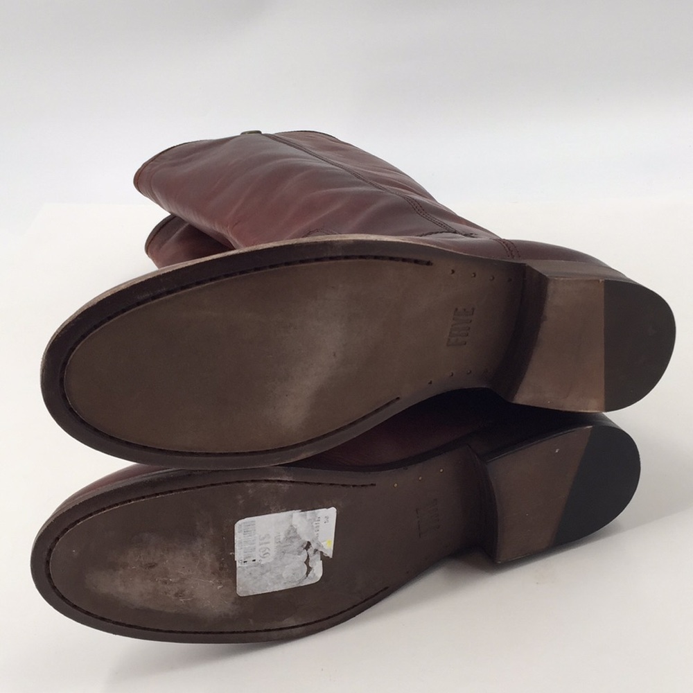 New Frye Melissa Button 2 Boots Redwood 9 - Picture 10 of 12